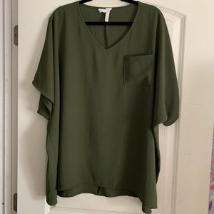 Urban Daizy Olive Green Tunic Tee
